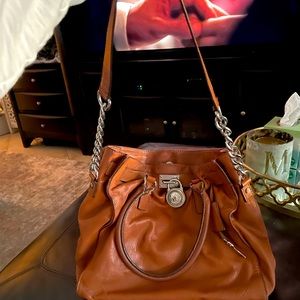 Michael Kors Brown Leather Handbag